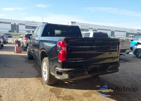 2022 Chevrolet Silverado 1500 2Wd Short Bed Custom из США, поврежденный, VIN 1GCPABEK5NZ610061